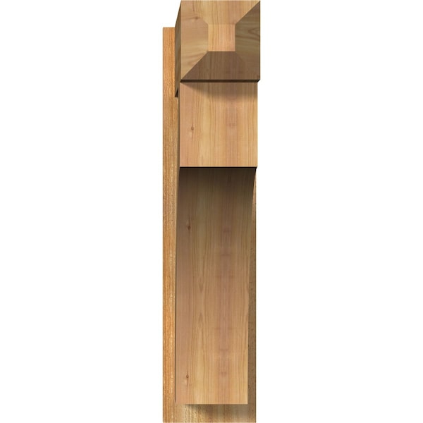 Westlake Rough Sawn Craftsman Outlooker, Western Red Cedar, 8W X 30D X 34H